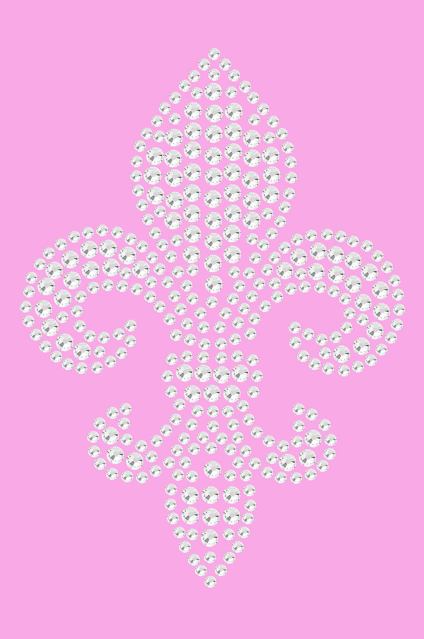 Fleur de Lis (Rhinestone) - Womens T-shirt