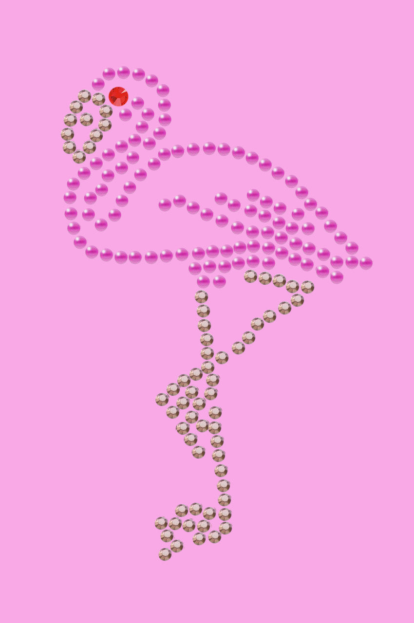 Pink Flamingo (Small) - Womens T-shirt