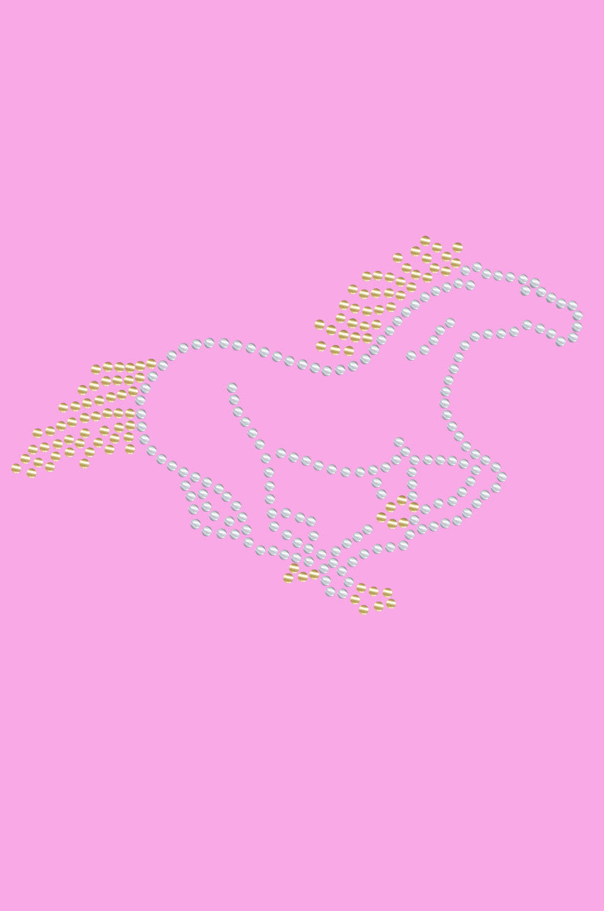 Horse (Running) - Womens T-shirt
