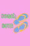 Beach Bum with Flip Flops - Women's T-shirt