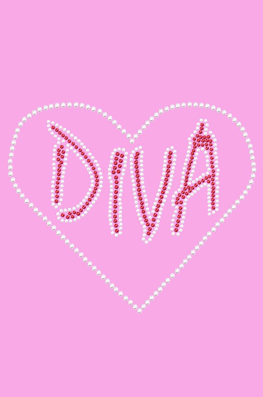 Diva Heart - Womens T-shirt