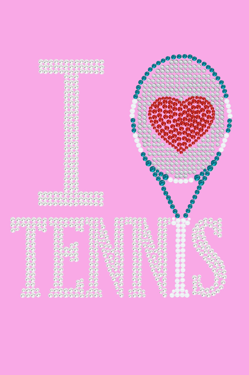 I Love Tennis - Womens Tee