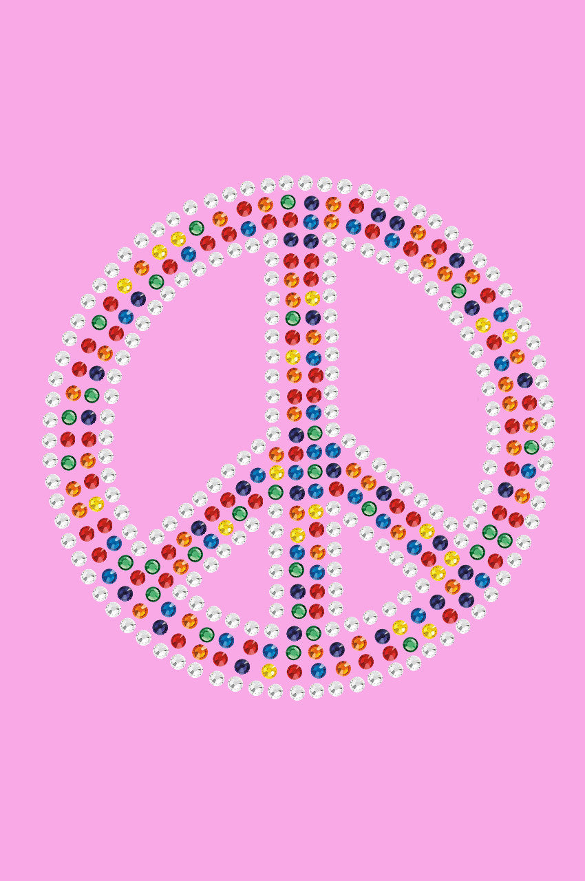 Peace Sign (Multicolor) - Womens T-shirt