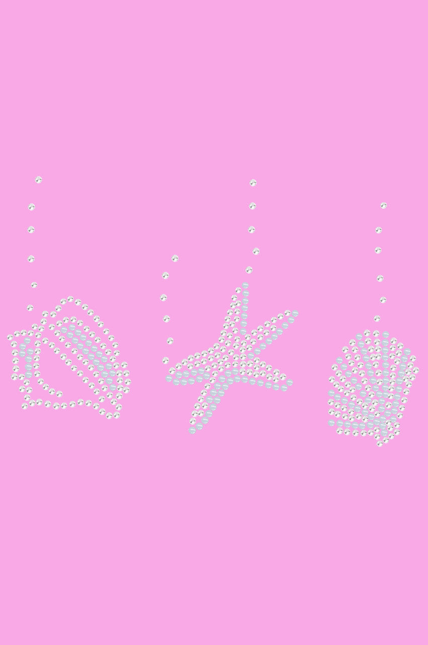Sea Shells (White Pearl) - Womens T-shirt