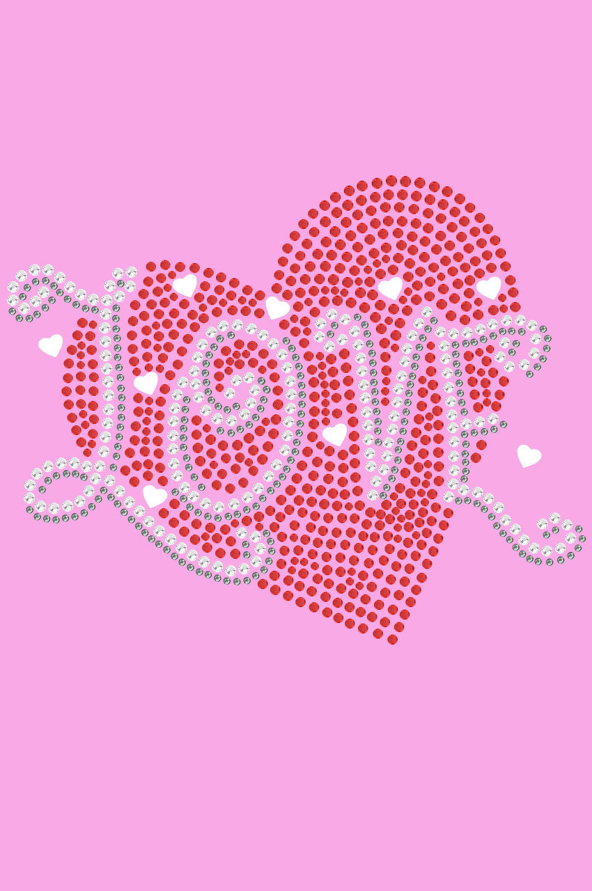 Love Red Heart - Womens T-shirt