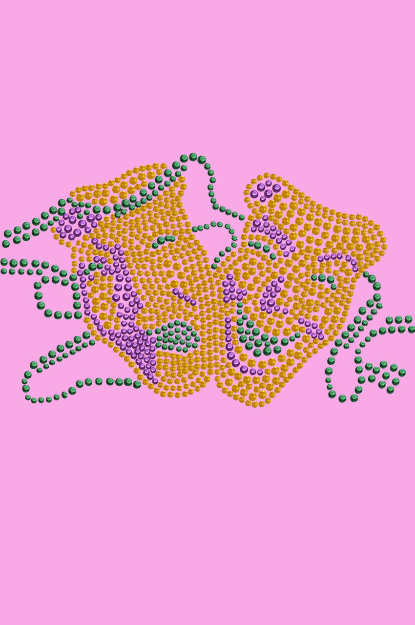 Gold Theater Comedy Tragedy Mask - Women's T-shirt