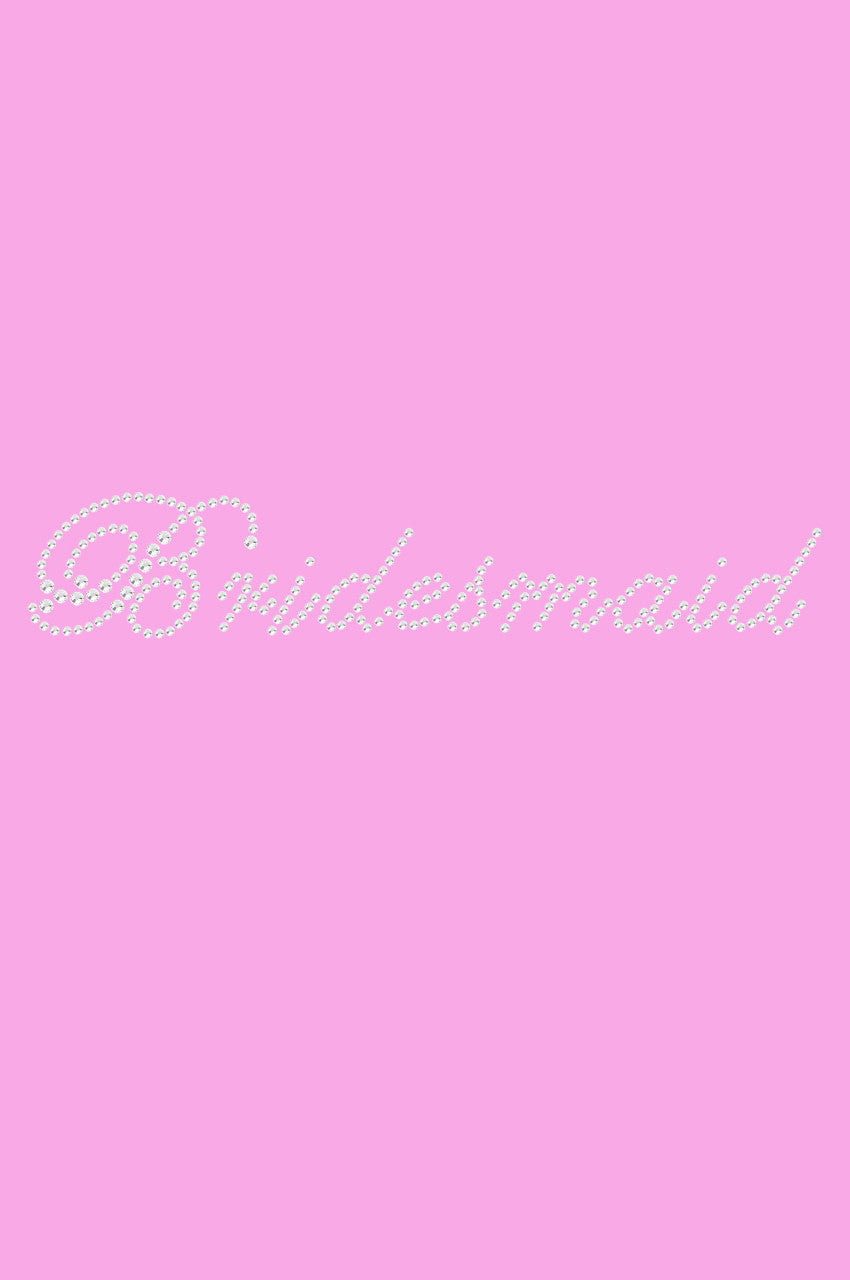 Bridesmaid (Script Letters)- Womens T-shirt