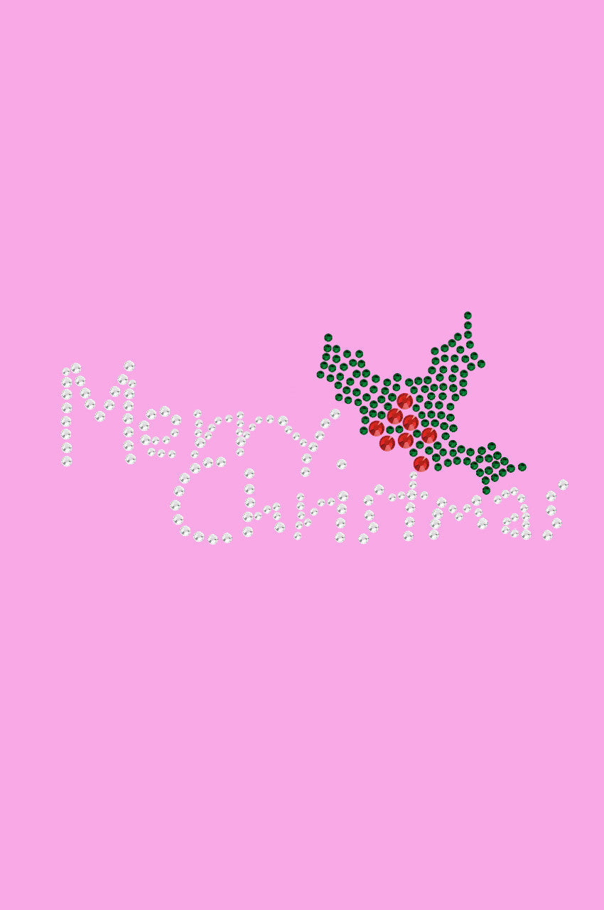 Merry Christmas with Holly - Womens Tee
