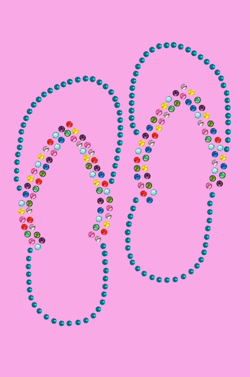 Flip Flops (Turquoise) - Women's T-shirt