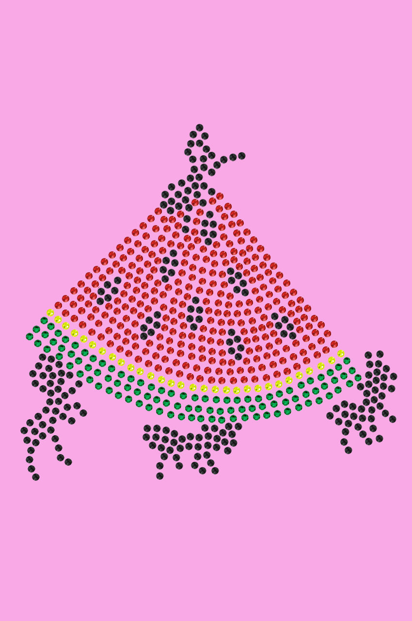 Watermelon with Ants - Womens T-shirt