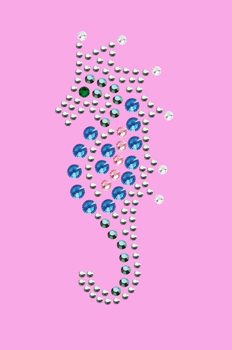 Seahorse (Blue) - Women's T-shirt