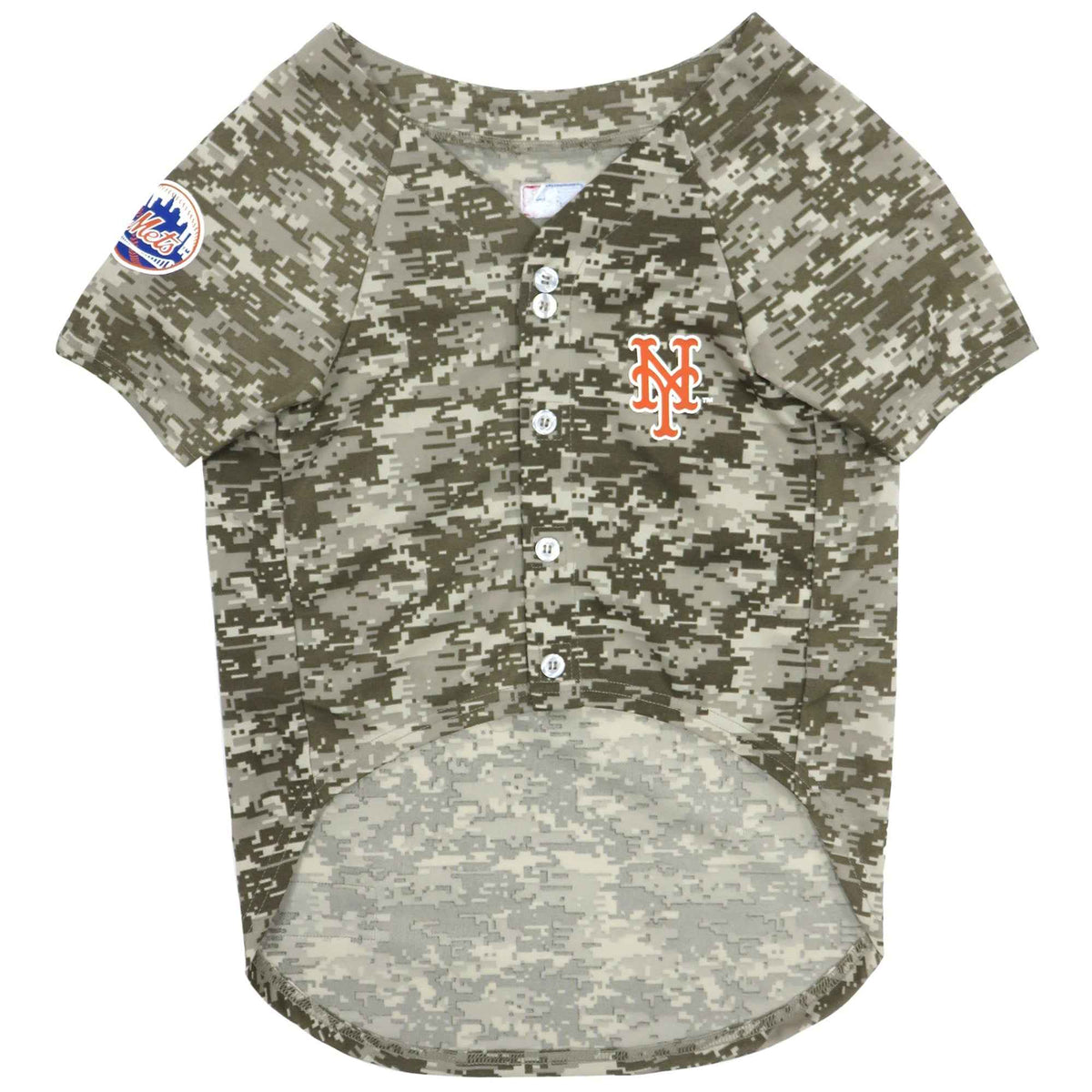 MLB New York Mets Camo Mesh Pet Jersey