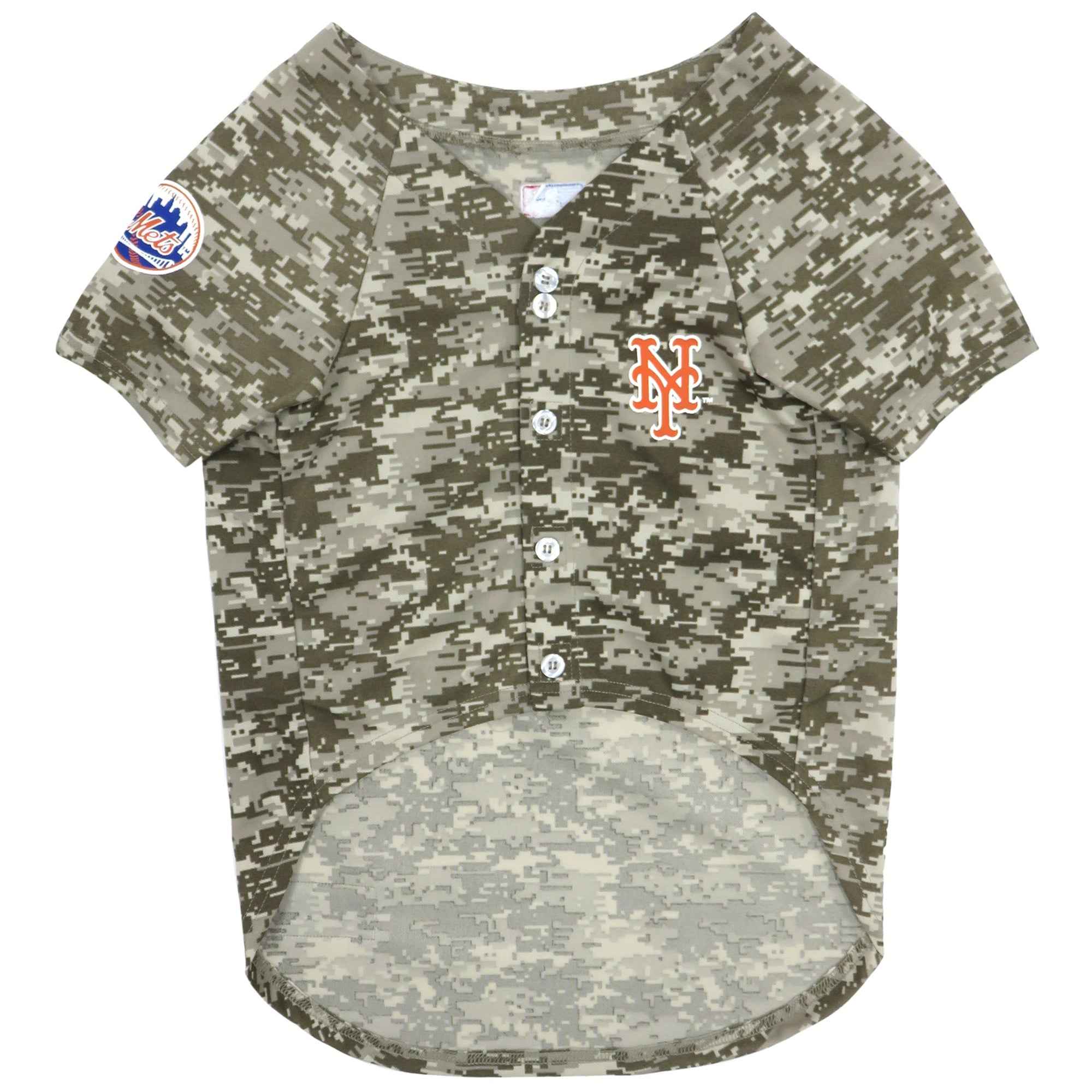 MLB New York Mets Camo Mesh Pet Jersey