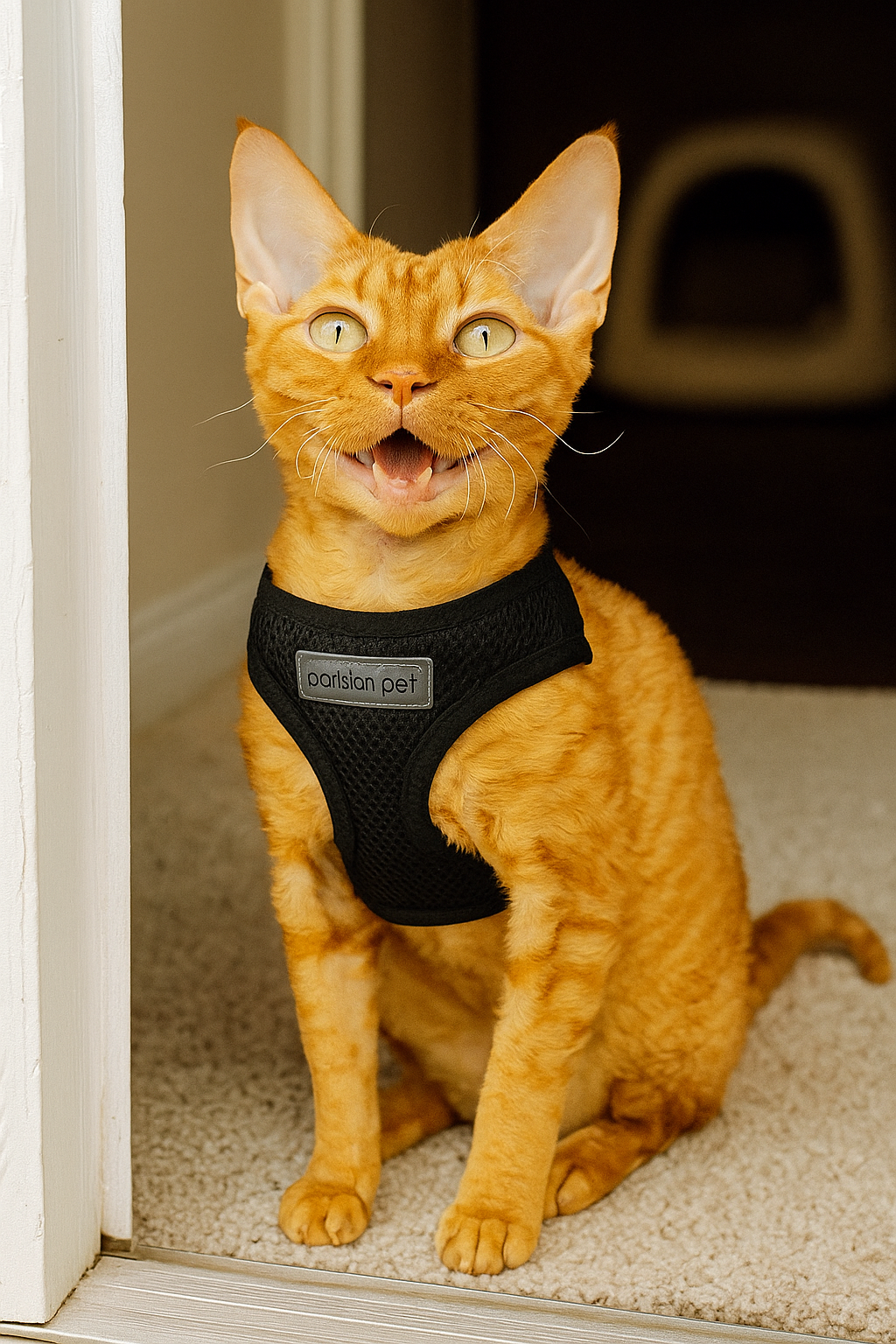 Parisian Pet Freedom Harness Black | HT Animal Supply