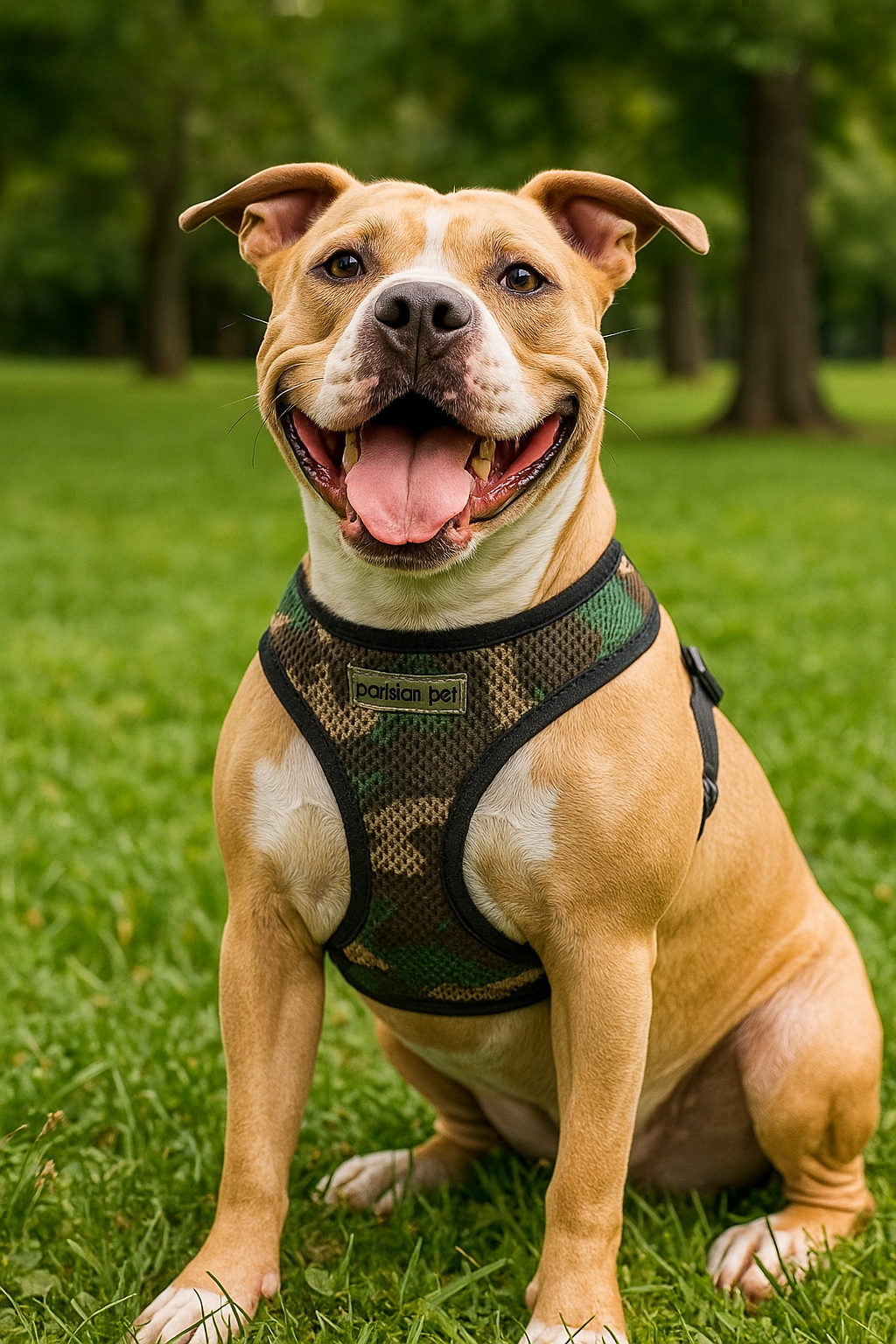 Parisian Pet Freedom Harness Camo