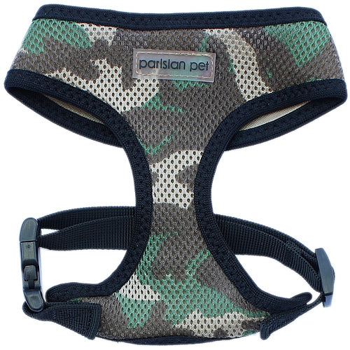 Parisian Pet Freedom Harness Camo for Dogs & Cats – Customizable, Comfortable Camo Dog Harness