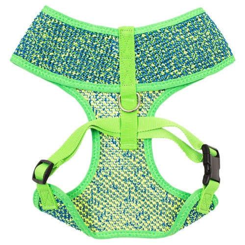 Parisian Pet Sport Net Harness for Dogs & Cats  Comfortable Green & Blue Mesh Dog Harness-Saint Patricks Day