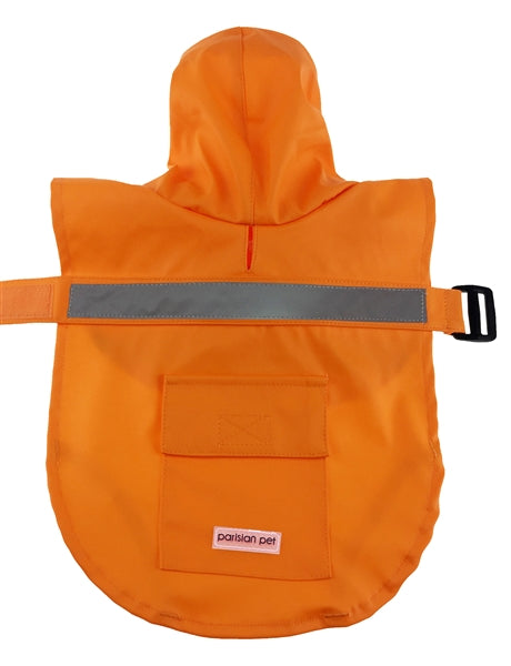 Parisian Pet Orange Raincoat
