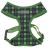 Parisian Pet Freedom Harness Scottish for Dogs & Cats – Comfortable Adjustable Plaid Dog Harness, Durable Design, Green & Blue