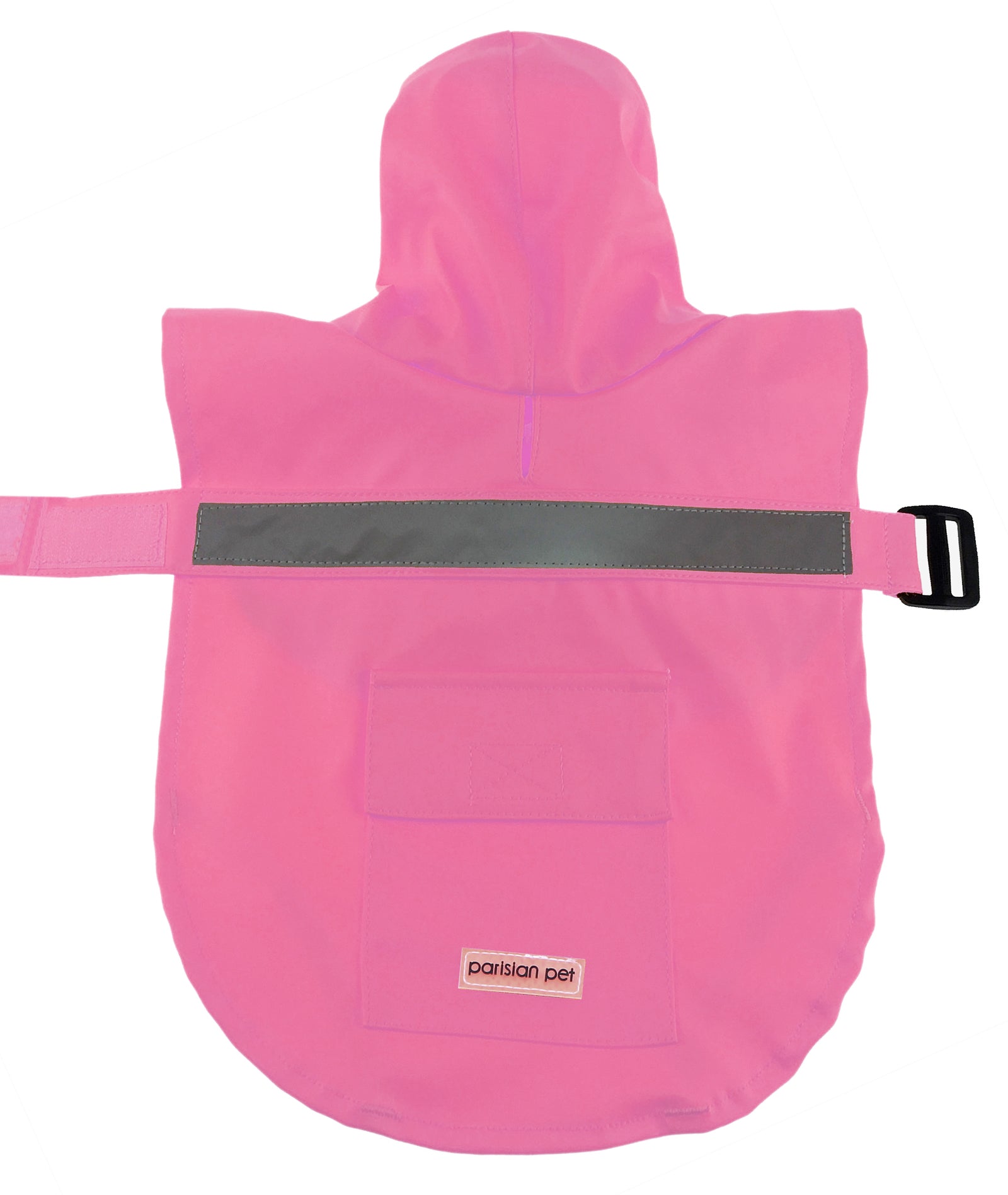 Parisian Pet Pink Raincoat for Dogs & Cats, Waterproof Dog Raincoat, Designer Pet Coat, Pink