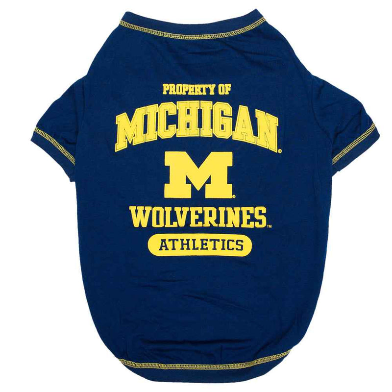 NCAA University of Michigan Wolverines Dog T-Shirt