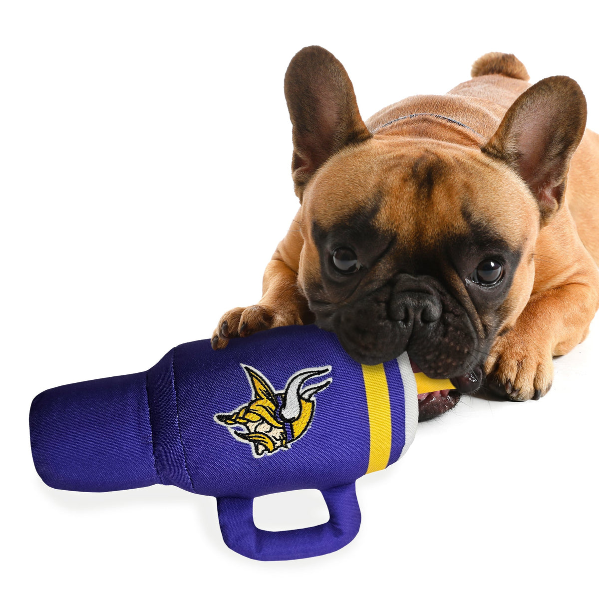 NFL Minnesota Vikings Nylon Tumbler Dog Toy