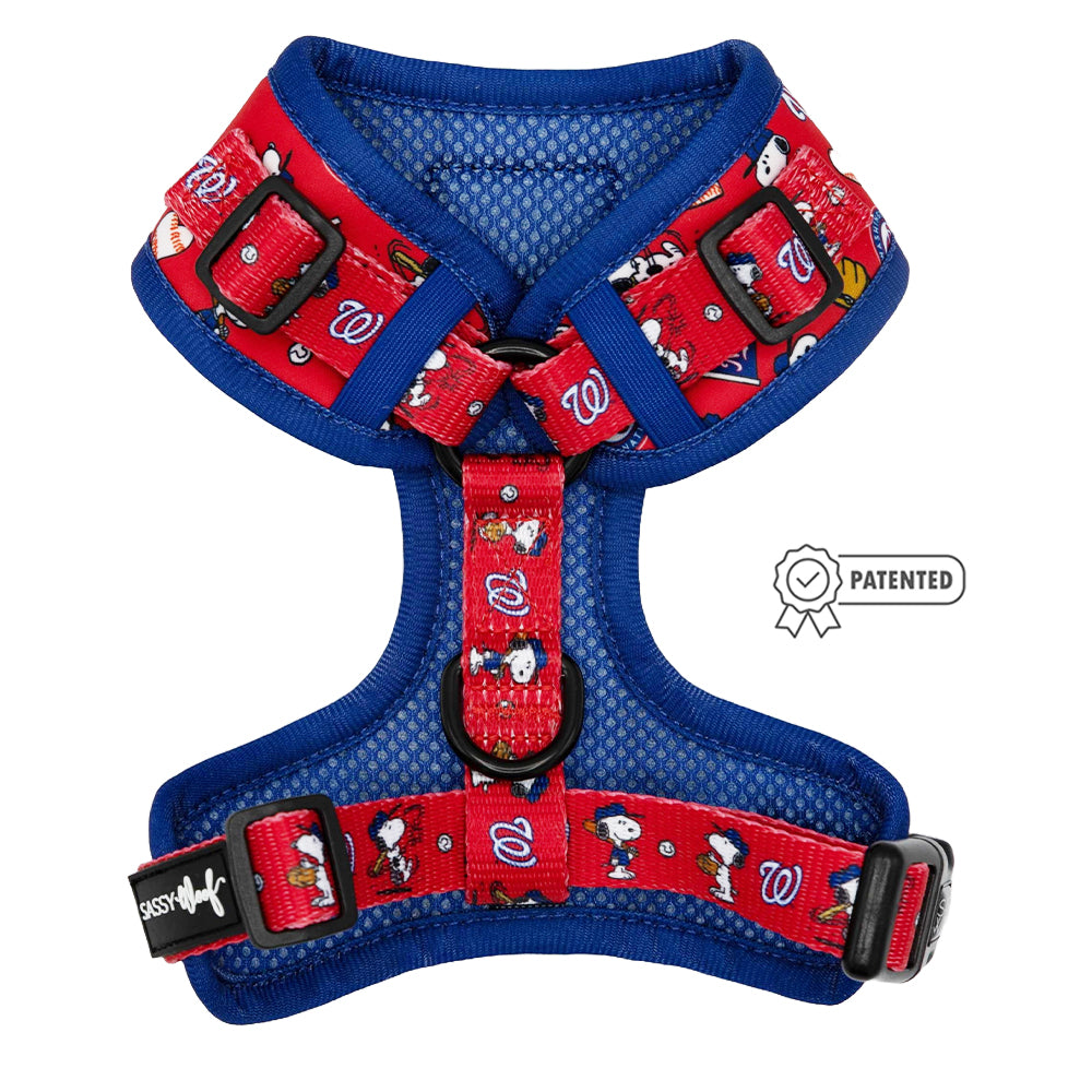 Dog Adjustable Harness - MLB™ x Peanuts™ Washington Nationals™