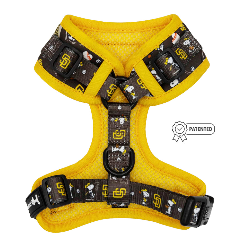 Dog Adjustable Harness - MLB™ x Peanuts™ San Diego Padres™