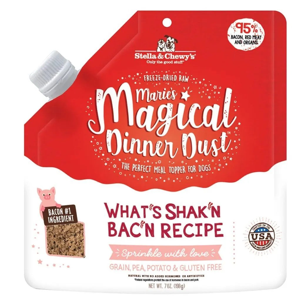 Stella & Chewys Freeze Dried Magical Dinner Dust Bacon Dog Food (7oz)