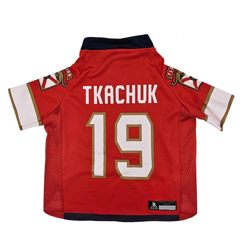 NHL Florida Panthers Matthew Tkachuk Mesh Pet Jersey