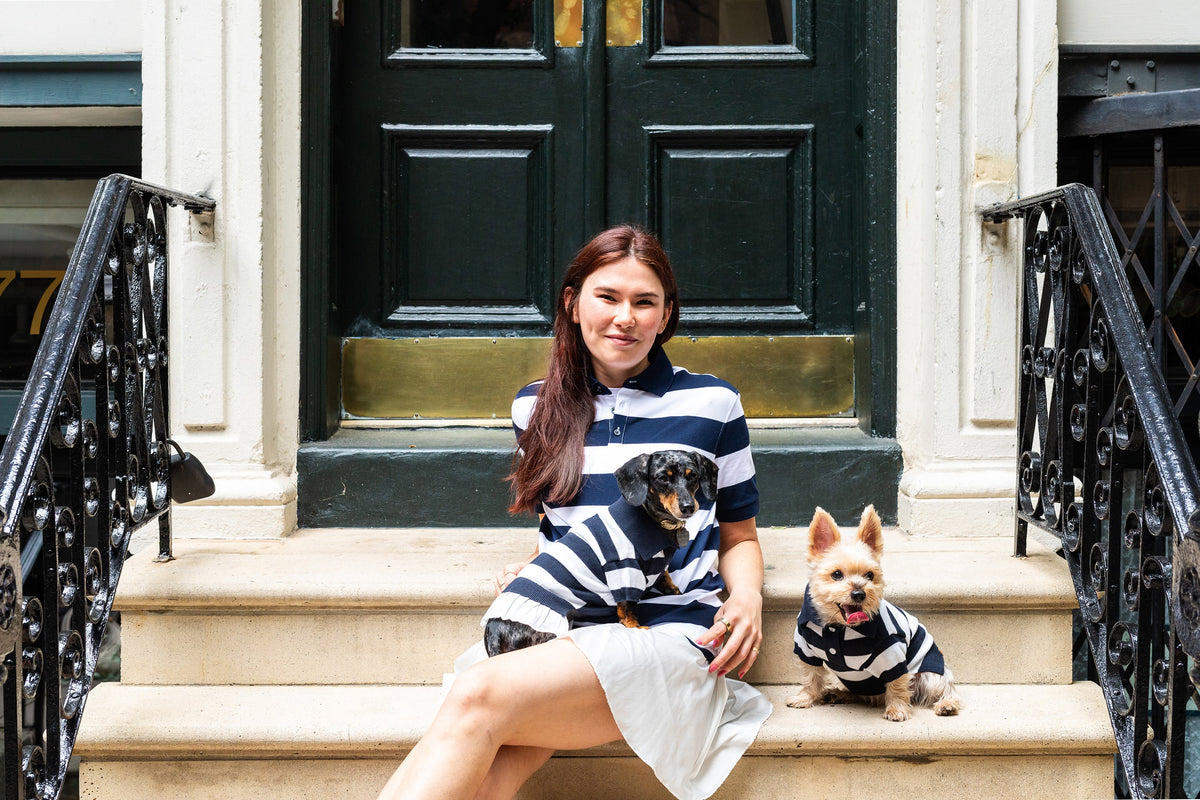 BESPOKE PAWS Gene Cashmere blend Polo - Cotton Lightweight Warm Cozy Sweaters