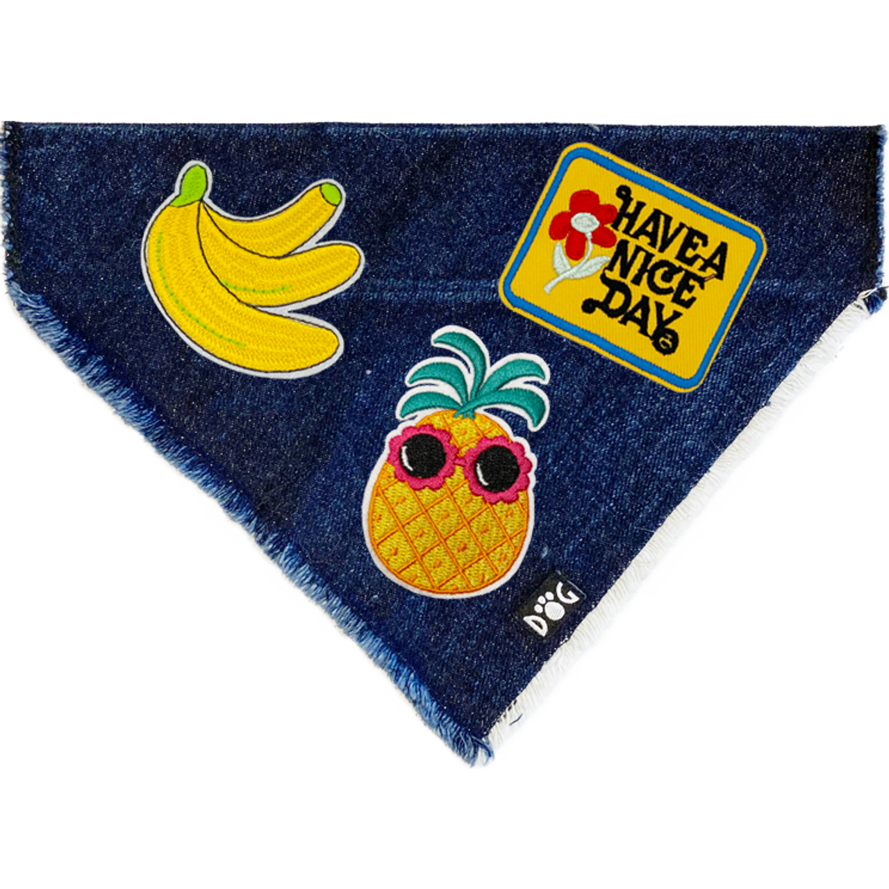 Have a Nice Day Denim Bandana