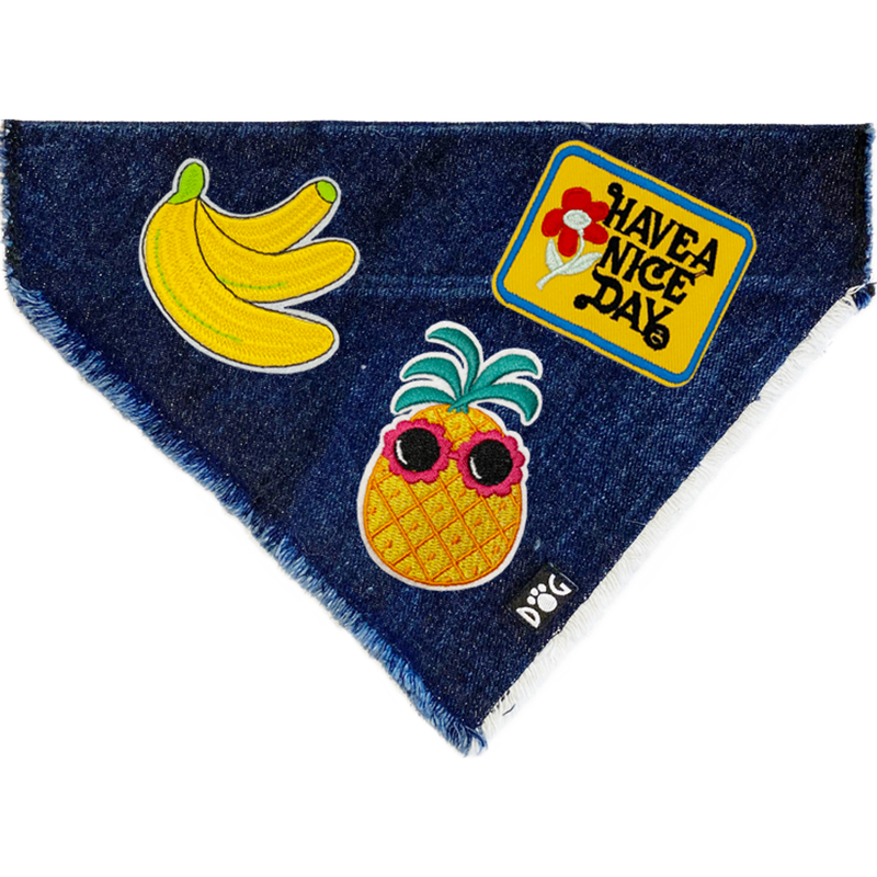 Have a Nice Day Denim Bandana