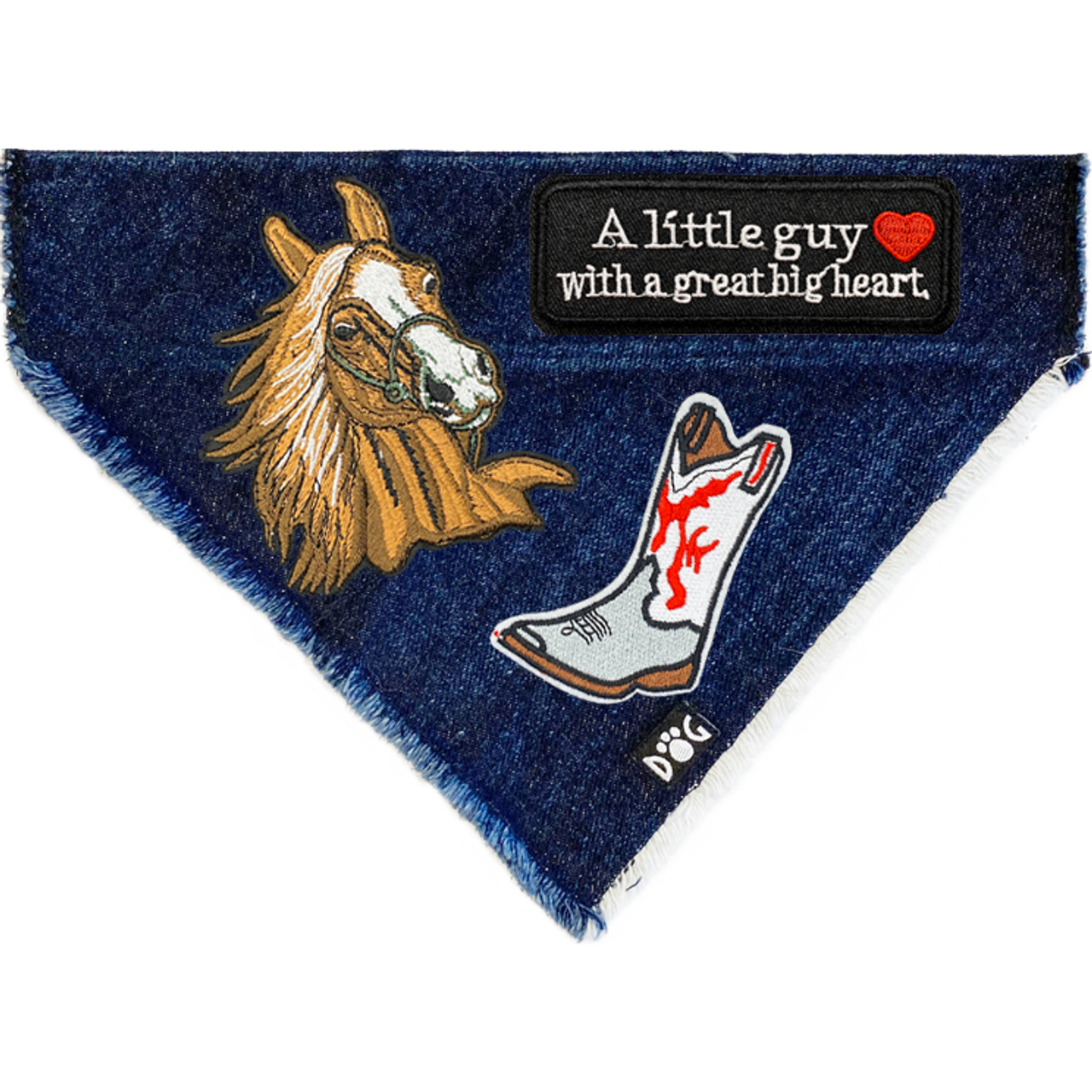 Little Western Guy Denim Bandana