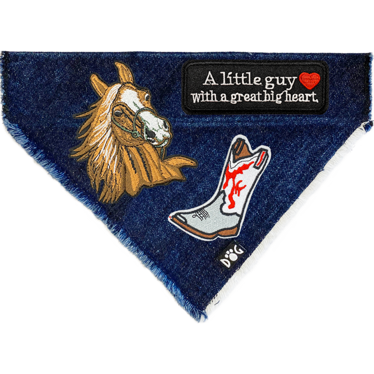 Little Western Guy Denim Bandana
