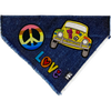 Peace & Love VW Denim Bandana