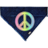 Glitter Peace Denim Bandana