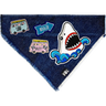 Shark Attack Denim Bandana