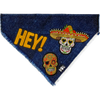 Hey Skulls Denim Bandana