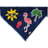 Flamingo Summer Denim Bandana
