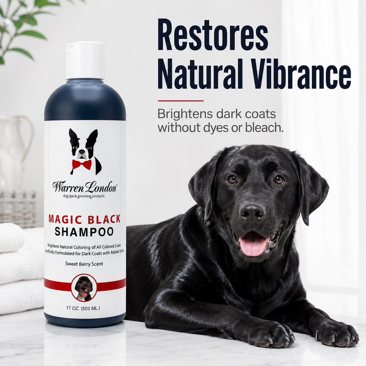 Magic Black Brightening Dog Shampoo | HT Animal Supply