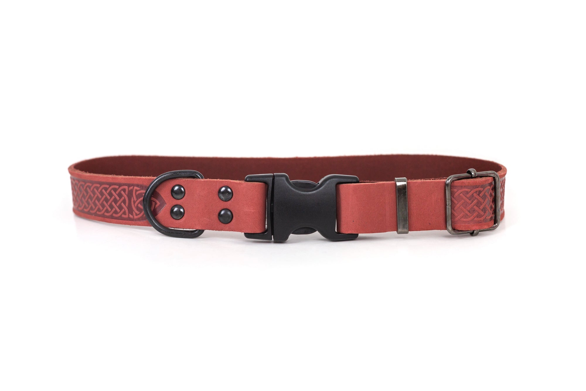 Euro-Dog Celtic Sport Quick-Release Leather Dog Collar