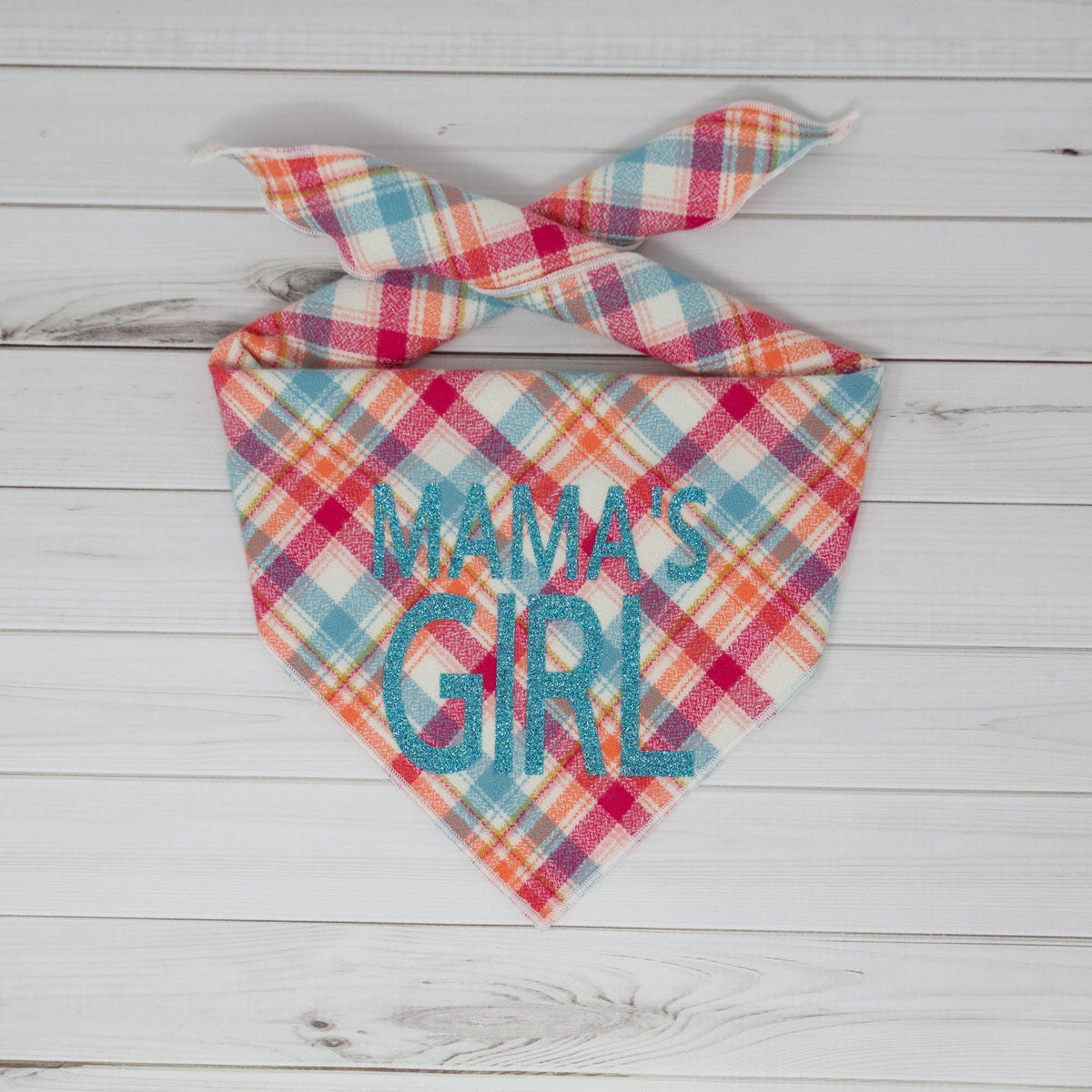 Mamas Girl Luxe Flannel Dog Bandana
