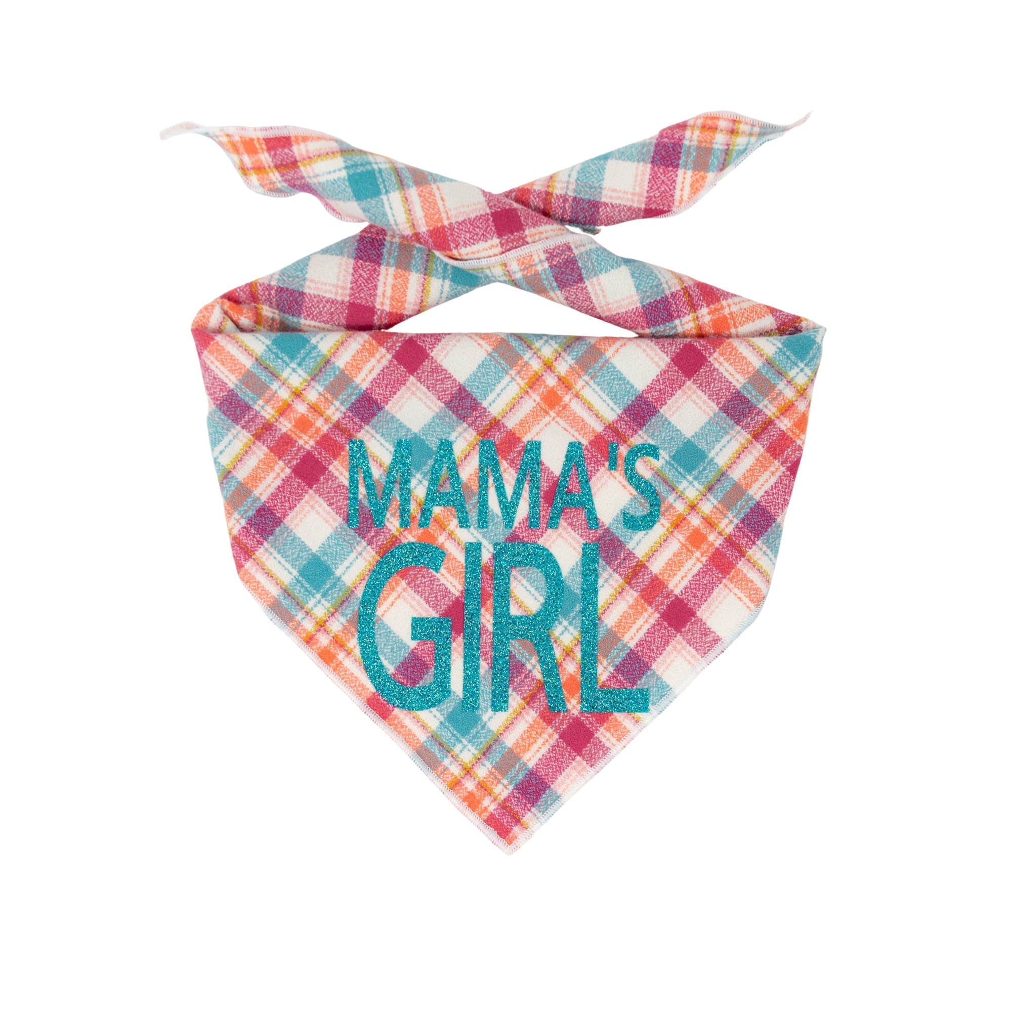 Mama's Girl Luxe Flannel Dog Bandana