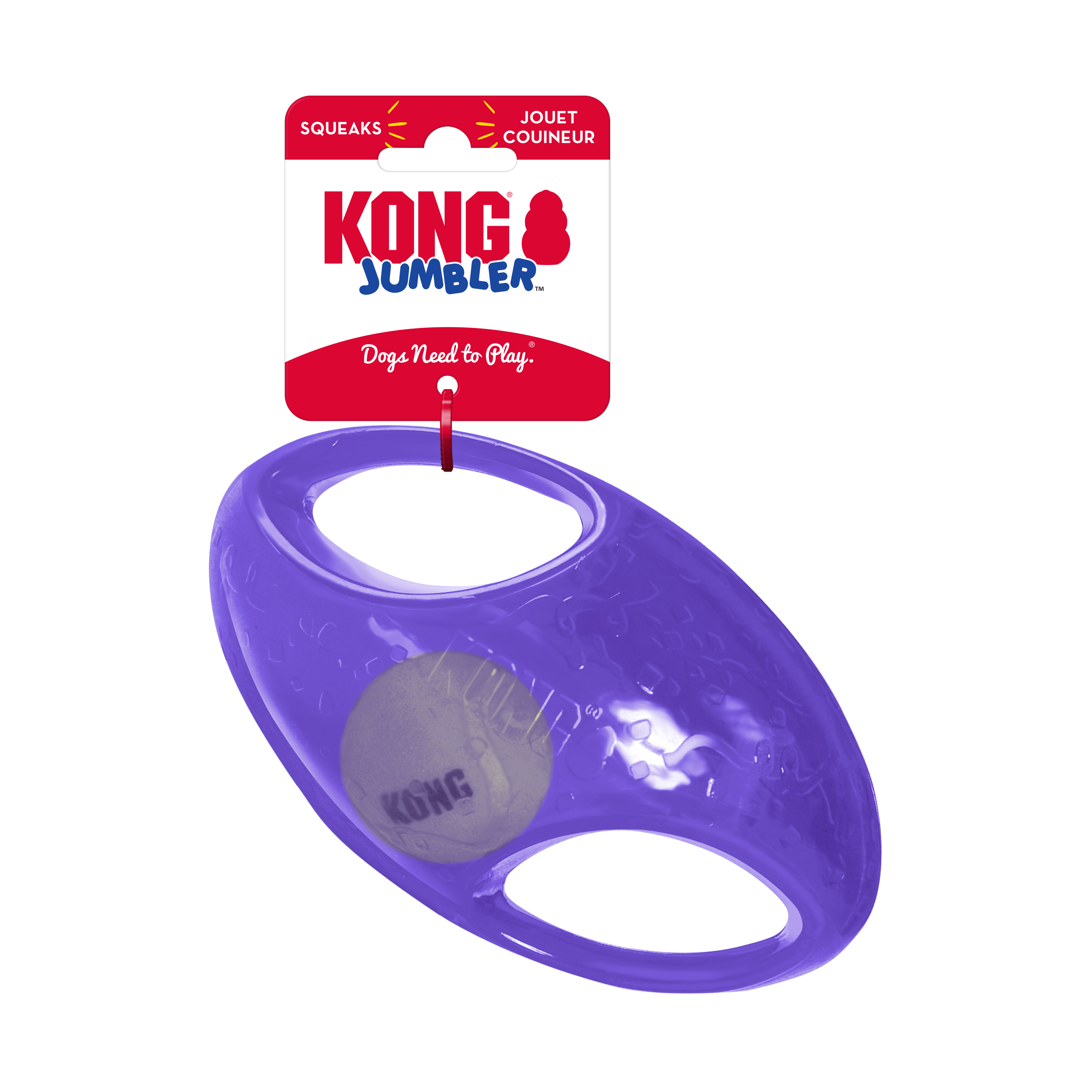 Kong Jumbler Football - HT Animal Supply