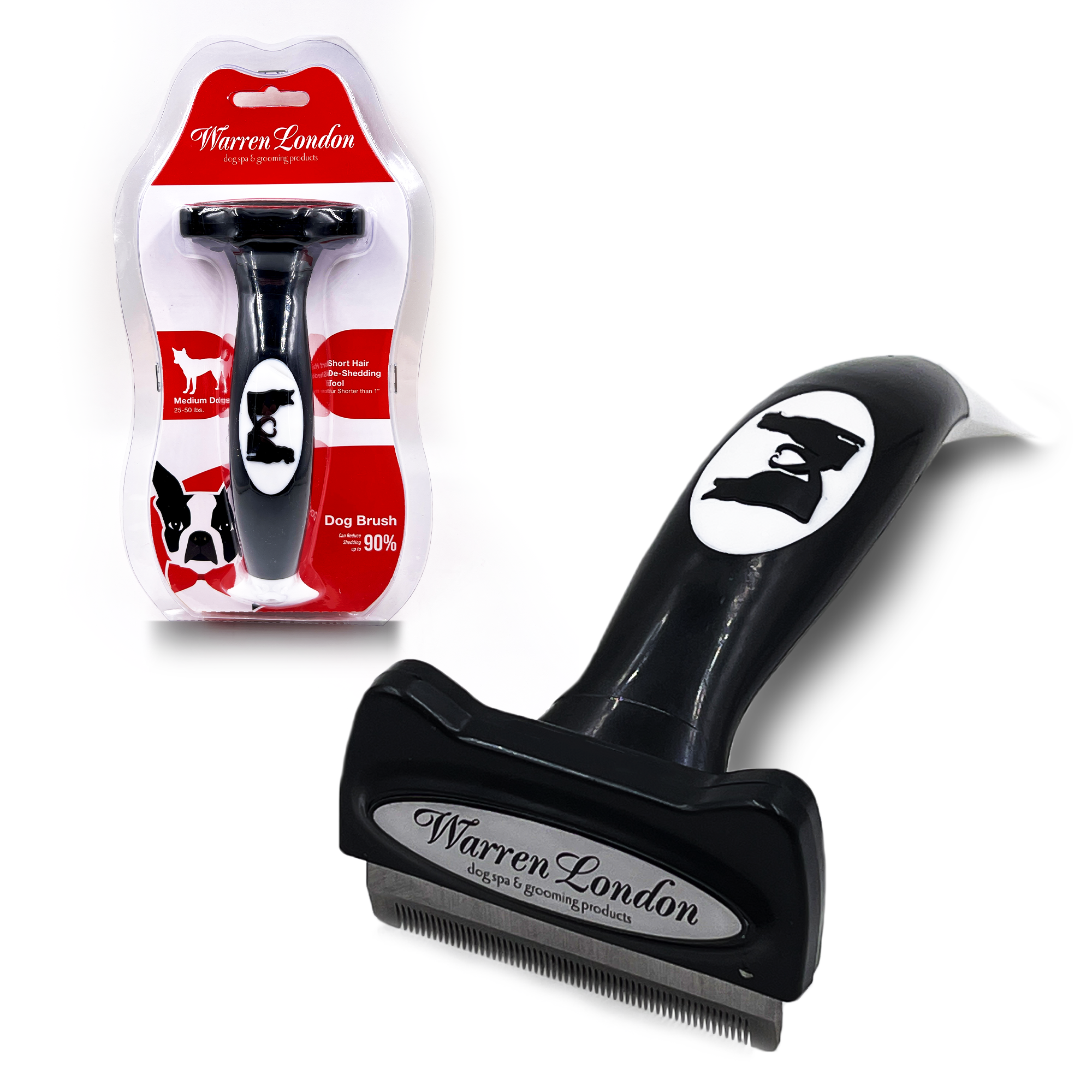 De-Shedding Dog Brush for Short Hair (<1