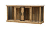 Traditional Medium Dog Rustic Wood Kennel