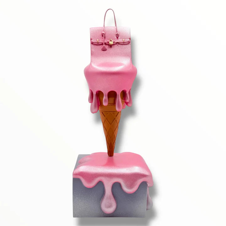 Melty Bag Sculpture | Chrome Edition