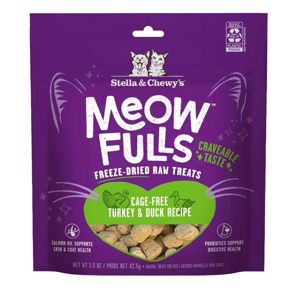 Stella & Chewys Freeze Dried Turkey & Duck Cat Treat (1.5oz)