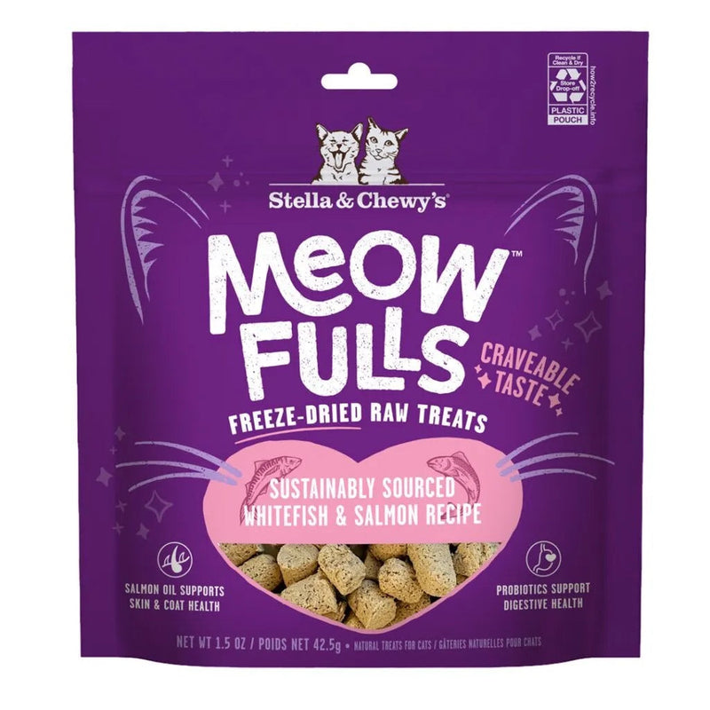 Stella & Chewys Freeze Dried Whitefish & Salmon Cat Treat (1.5oz)